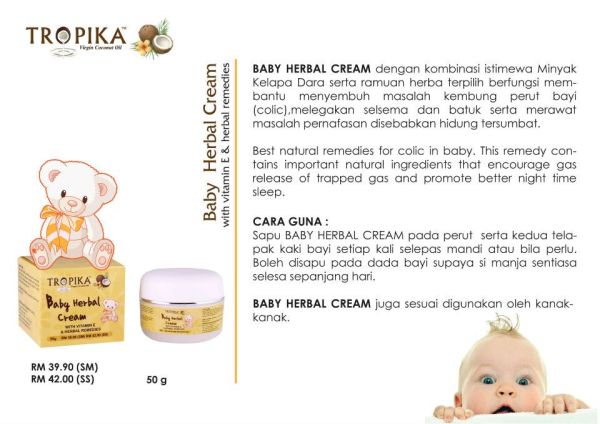 tropika baby herbal cream